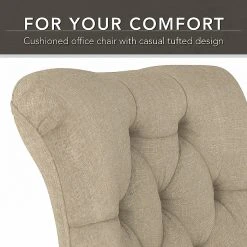 Bush Furniture Key West 54" Reclaimed Pine Computer Desk with Storage & Mid-Back Tufted Office Chair -Computer Office Desks Shop unnamed file 2505