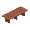 Offices To Go Superior 120" Laminate Table in American Dark Cherry - Durable & Stylish (TDSL12048RECSADC)