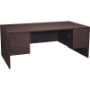 Global Genoa® Executive Double Pedestal Desk - Mahogany, 29"H x 72"W x 36"D - Premium Laminate Office Furniture