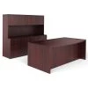 Global Superior BUNDLE10 Workstation - Mahogany Laminate Office Desk