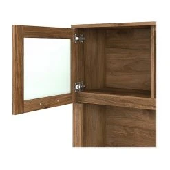 Bush Furniture Somerset 60" L-Shaped Desk With Hutch in Fresh Walnut - Modern Laminate Office Furniture (SET002FW) -Computer Office Desks Shop unnamed file 2600