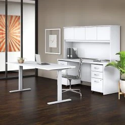 Bush Business Furniture Studio C 72W X 24D White Laminate Credenza Desk | SCD372WH -Computer Office Desks Shop unnamed file 2607