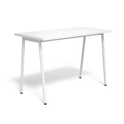 Union & Scale Lewis 36"H x 54"W Laminate Office & Computer Writing Desk, White (UN55695-CC) - Tool-Less Assembly