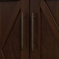 Bush Furniture Key West Laptop Storage Desk Credenza with 5-Shelf Bookcase, Bing Cherry – Sturdy Laminate Office Furniture -Computer Office Desks Shop unnamed file 2677