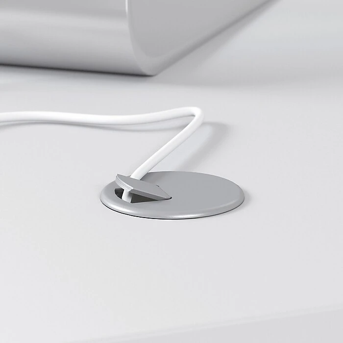 Bush Business Furniture Studio C 60W X 30D L-Shaped Desk with Mobile File Cabinet & 42W Return - White (STC008WHSU) 7 Bush Business Furniture Studio C 60W X 30D L-Shaped Desk with Mobile File Cabinet & 42W Return - White (STC008WHSU) - Image 7