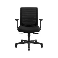 HON Coze 42" Laminate Table Desk & Convergence Task Chair - Florence Walnut/Silver/Black (HCZ42FWPCNVCU10) -Computer Office Desks Shop unnamed file 2701