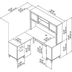 Bush Furniture Somerset 60W L-Shaped Desk with Hutch, Maple Cross - Space-Saving Office Furniture 12 Bush Furniture Somerset 60W L-Shaped Desk with Hutch, Maple Cross - Space-Saving Office Furniture -Computer Office Desks Shop unnamed file 272