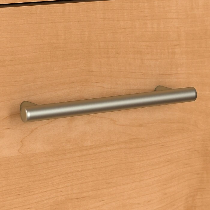 Bush Furniture Somerset 72W Office Desk with Hutch & 5-Shelf Bookcase in Maple Cross (SET020MC) - Durable Laminate Workspace 3 Bush Furniture Somerset 72W Office Desk with Hutch & 5-Shelf Bookcase in Maple Cross (SET020MC) - Durable Laminate Workspace - Image 3