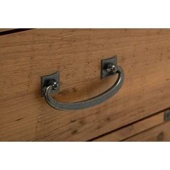 Kathy Ireland® Home Ironworks 48W Writing Desk & Lateral File Cabinet, Vintage Golden Pine - Space-Saving Laminate Office Furniture -Computer Office Desks Shop unnamed file 2799