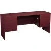 Global Genoa® Series 66" Kneespace Credenza in Mahogany - TDG2066CK-QTM | Premium Laminate Furniture