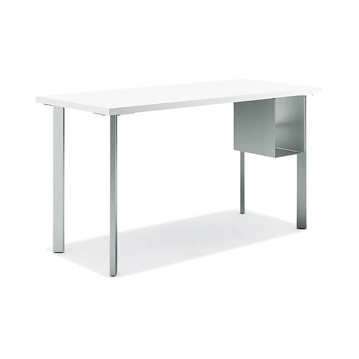 HON Coze 48"W Desk, W/U-Storage, Natural Recon And Silver (HONRPL2448N1P6S) 6 HON Coze 48"W Desk, W/U-Storage, Natural Recon And Silver (HONRPL2448N1P6S) - Image 6