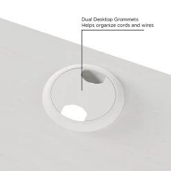 Union & Scale Workplace2.0 72" Silver Mesh Writing Desk - Modern Laminate Office Furniture -Computer Office Desks Shop unnamed file 2873