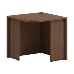 HON Mod 30" Corner Desk Shell in Sepia Walnut - Premium Laminate Workspace