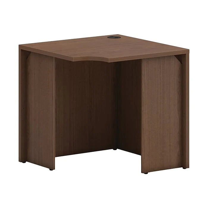 HON Mod 30" Corner Desk Shell in Sepia Walnut - Premium Laminate Workspace 1 HON Mod 30" Corner Desk Shell in Sepia Walnut - Premium Laminate Workspace