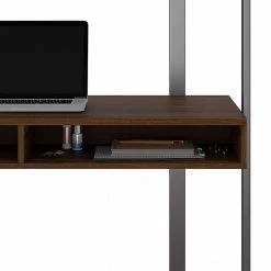 Bush Furniture Architect 51" Small Computer Desk With Hutch, Modern Walnut - Compact Laminate Workspace -Computer Office Desks Shop unnamed file 2883