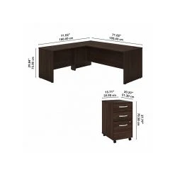 Bush Business Furniture Studio C 72"W L-Shaped Computer Desk with Mobile File & 42"W Return, Black Walnut - STC007BWSU 12 Bush Business Furniture Studio C 72"W L-Shaped Computer Desk with Mobile File & 42"W Return, Black Walnut - STC007BWSU -Computer Office Desks Shop unnamed file 2959