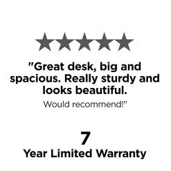 Union & Scale Essentials 60" Single Pedestal Desk in Natural Finish | Durable Laminate Office Furniture -Computer Office Desks Shop unnamed file 298