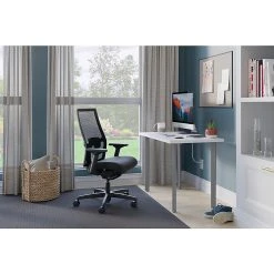 HON Coze 42" Laminate Table Desk with Chair - Designer White (HCZ42DWPIGNCU10) -Computer Office Desks Shop unnamed file 2994