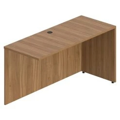 Offices To Go Superior 48" Desk Return Shell in Autumn Walnut - Durable Laminate Workspace (TDSL4820RAWL)