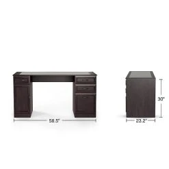 Staples Kendall Park Double Pedestal Desk, Cherry (52105) - Premium Laminate Office Desk -Computer Office Desks Shop unnamed file 302