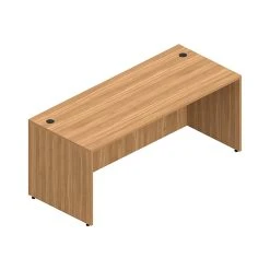 Offices To Go Superior 71" Laminate Table, Autumn Walnut - Durable & Stylish Workspace Solution