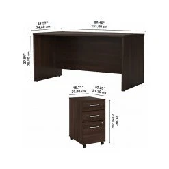 Bush Business Furniture Studio C 60" W Laminate Computer Desk With Mobile File Cabinet Bundle, Black Walnut (STC014BWSU) 12 Bush Business Furniture Studio C 60" W Laminate Computer Desk With Mobile File Cabinet Bundle, Black Walnut (STC014BWSU) -Computer Office Desks Shop unnamed file 3119