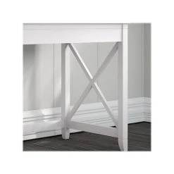 Bush Furniture Key West 60W L-Shaped Desk with 2-Drawer Mobile File Cabinet & 5-Shelf Bookcase in Pure White Oak -Computer Office Desks Shop unnamed file 3211