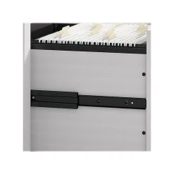 Bush Furniture Key West 60W L-Shaped Desk with 2-Drawer Mobile File Cabinet & 5-Shelf Bookcase in Pure White Oak -Computer Office Desks Shop unnamed file 3212