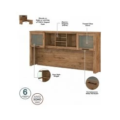 Bush Furniture Somerset 72" L-Shaped Desk With Hutch in Fresh Walnut (SET001FW) - Stylish & Functional Laminate Office Furniture 11 Bush Furniture Somerset 72" L-Shaped Desk With Hutch in Fresh Walnut (SET001FW) - Stylish & Functional Laminate Office Furniture -Computer Office Desks Shop unnamed file 3230