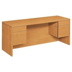 HON 10500 Series 72"W Kneespace Credenza in Harvest Laminate - 29.5"H x 24"D
