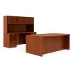 Global Offices To Go Superior Lam Bundle 9 - Dark Cherry Laminate Furniture, 71"W x 113"L x 65.5"H/29.5"H