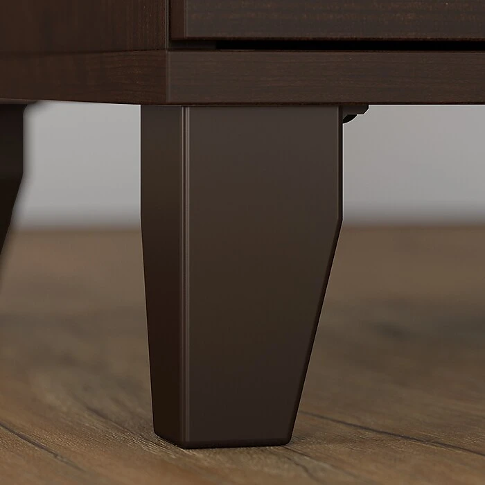 Bush Furniture Somerset 72W Office Desk with Hutch and Lateral File Cabinet, Mocha Cherry - Space-Saving Laminate Desk Set 7 Bush Furniture Somerset 72W Office Desk with Hutch and Lateral File Cabinet, Mocha Cherry - Space-Saving Laminate Desk Set - Image 7