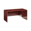 Global G3060SPL/R Genoa 60" W Single Pedestal Right Office Desk - Mahogany Laminate
