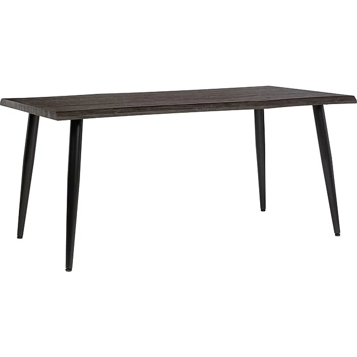 Gry Mattr Capsule 65" Live Edge Computer Desk, Black Walnut - Durable Laminate Design (GMCC-00843) 3 Gry Mattr Capsule 65" Live Edge Computer Desk, Black Walnut - Durable Laminate Design (GMCC-00843) - Image 3