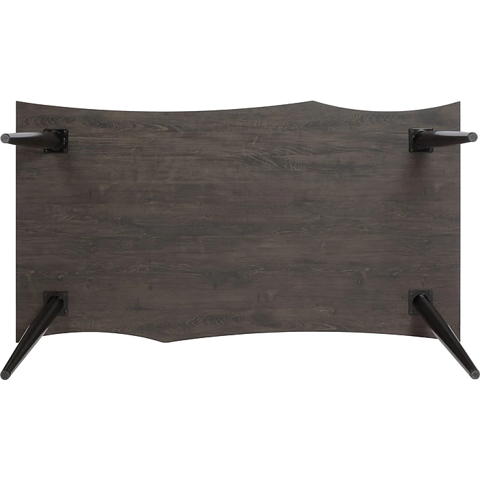 Gry Mattr Capsule 65" Live Edge Computer Desk, Black Walnut - Durable Laminate Design (GMCC-00843) 5 Gry Mattr Capsule 65" Live Edge Computer Desk, Black Walnut - Durable Laminate Design (GMCC-00843) - Image 5