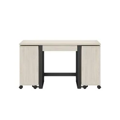 Whalen Springfield 54" Table Desk with Storage Cubes in Snow Maple - Space-Saving Laminate Office Furniture -Computer Office Desks Shop unnamed file 3366
