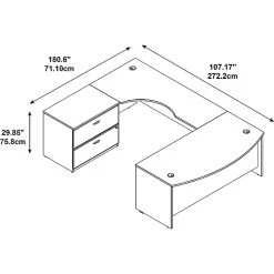 Bush Business Furniture Westfield Bow Front L-Shaped Desk with Lateral File Cabinet - Hansen Cherry (SRC019HCLSU) 9 Bush Business Furniture Westfield Bow Front L-Shaped Desk with Lateral File Cabinet - Hansen Cherry (SRC019HCLSU) -Computer Office Desks Shop unnamed file 3381