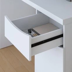 Bush Furniture Montrese Computer Desk, Pure White (MY72117-03) - Durable Laminate Design -Computer Office Desks Shop unnamed file 3417
