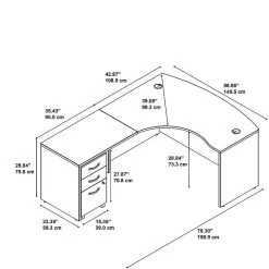 Bush Business Furniture Westfield Left Handed L-Shaped Desk with Mobile File Cabinet, Mocha Cherry (SRC007MRLSU) - Laminate Office Desk -Computer Office Desks Shop unnamed file 3473