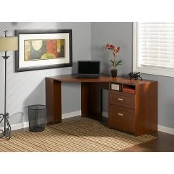 Bush Furniture Wheaton Reversible Corner Desk, Hansen Cherry - Space-Saving Laminate Desk -Computer Office Desks Shop unnamed file 352