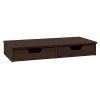 Bush Furniture Key West Desktop Organizer With Drawers | Bing Cherry (KWS127BC-03) | Laminate Desktop Organizer for Office & Home