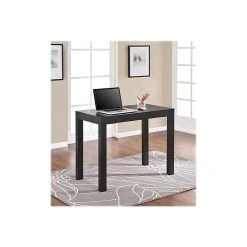 Ameriwood Home Parsons 39" W Black Oak Laminate Desk With Drawer – Stylish & Functional Office Furniture -Computer Office Desks Shop unnamed file 3616
