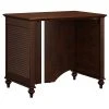 Kathy Ireland® Home By Bush Furniture Volcano Dusk 34W Desk in Coastal Cherry – Stylish Laminate Office Desk