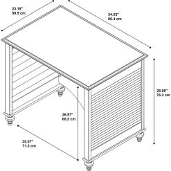 Kathy Ireland® Home By Bush Furniture Volcano Dusk 34W Desk in Coastal Cherry – Stylish Laminate Office Desk -Computer Office Desks Shop unnamed file 3668