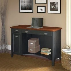 Bush Furniture Fairview 48W Computer Desk with Drawers - Antique Black & Hansen Cherry (WC53918-03) | Durable Laminate Desk 10 Bush Furniture Fairview 48W Computer Desk with Drawers - Antique Black & Hansen Cherry (WC53918-03) | Durable Laminate Desk -Computer Office Desks Shop unnamed file 3674