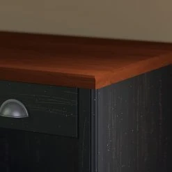 Bush Furniture Fairview 48W Computer Desk with Drawers - Antique Black & Hansen Cherry (WC53918-03) | Durable Laminate Desk 15 Bush Furniture Fairview 48W Computer Desk with Drawers - Antique Black & Hansen Cherry (WC53918-03) | Durable Laminate Desk -Computer Office Desks Shop unnamed file 3679