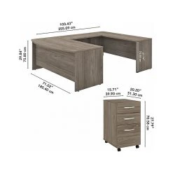 Bush Business Furniture Studio C 72W X 36D U Shaped Desk With Mobile File Cabinet - Modern Hickory 12 Bush Business Furniture Studio C 72W X 36D U Shaped Desk With Mobile File Cabinet - Modern Hickory -Computer Office Desks Shop unnamed file 3704