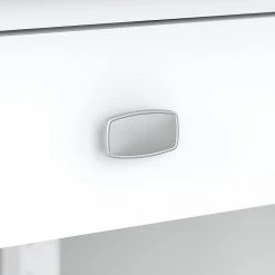 Bush Furniture Broadview 54" W Laminate Computer Desk with Shelves, Pure White (BDD154WH-03) -Computer Office Desks Shop unnamed file 371