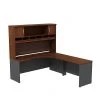 Bush Business Furniture Westfield Right-Handed L-Shaped Desk with Hutch in Hansen Cherry – Stylish & Functional Office Furniture
