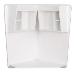 Prepac Floating Corner Desk in White | Space-Saving Laminate Workstation (WEHW-0202-1) -Computer Office Desks Shop unnamed file 3727
